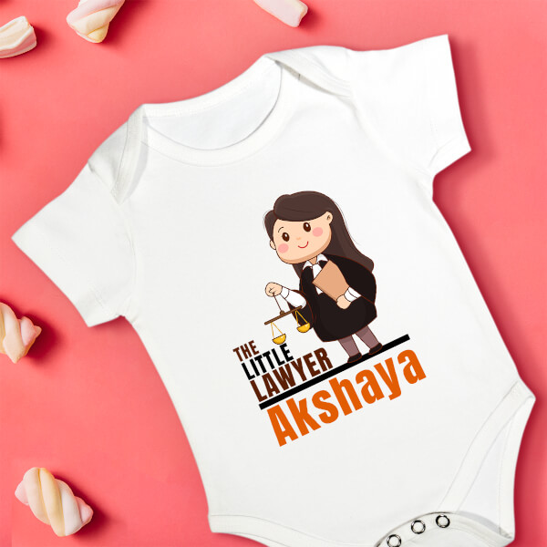 Custom The Little Lawyer Future Heros Rompers Design
