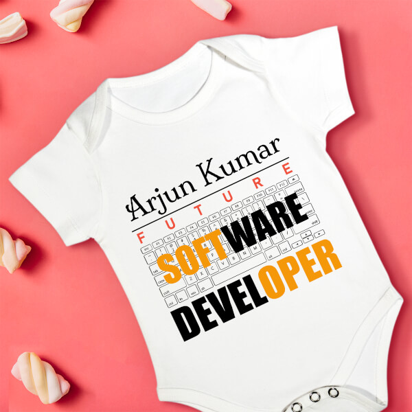 Custom The Future Software Developer Future Heros Rompers Design