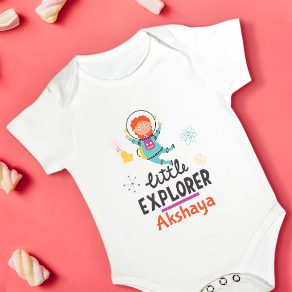Custom The Little Explorer General Rompers Design
