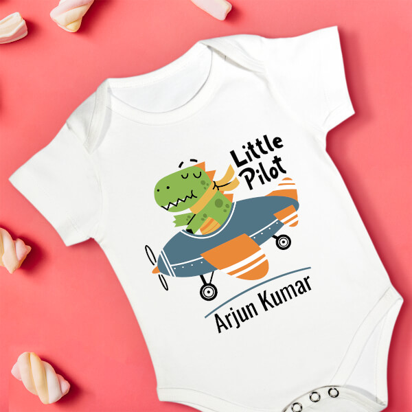 Custom The Little Pilot General Rompers Design