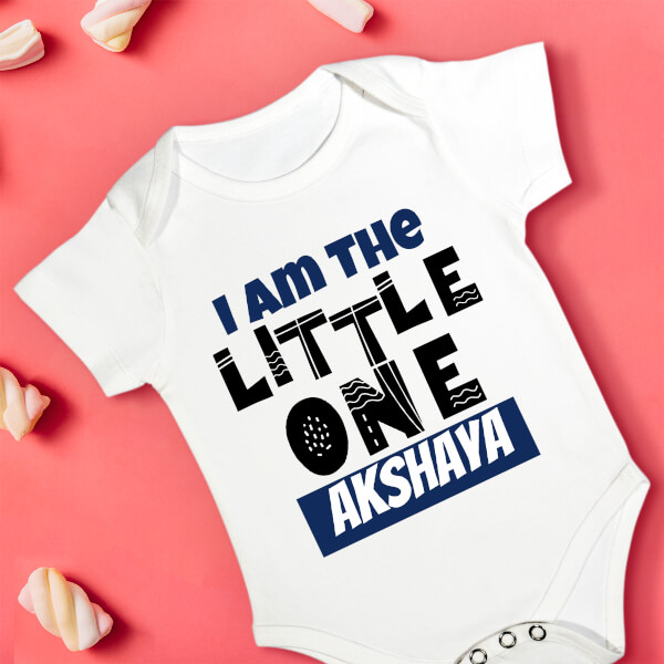 Custom I Am The Little One New Born Rompers Design