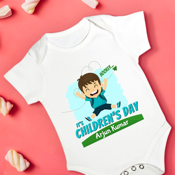 Custom Its Childrens Day Special Days Rompers Design
