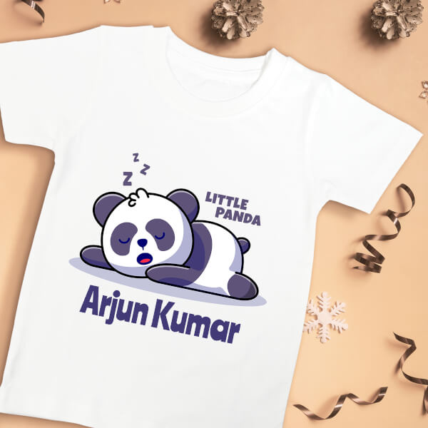 Custom The Little Sleeping Panda General Tshirt Design