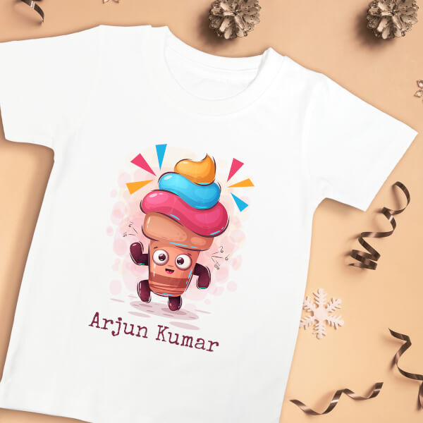 Custom The Dancing Ice Cream General Tshirt Design