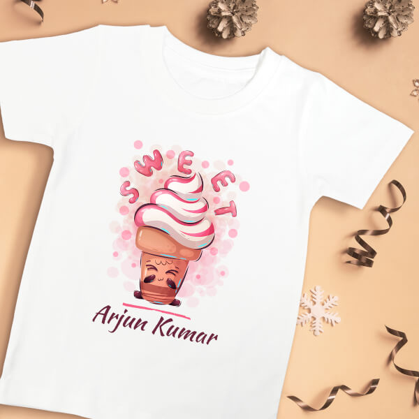 Custom The Blushing Ice Cream General Tshirt Design