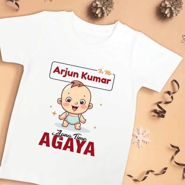 Custom Apna Time Agaya Milestone Collection Tshirt Design