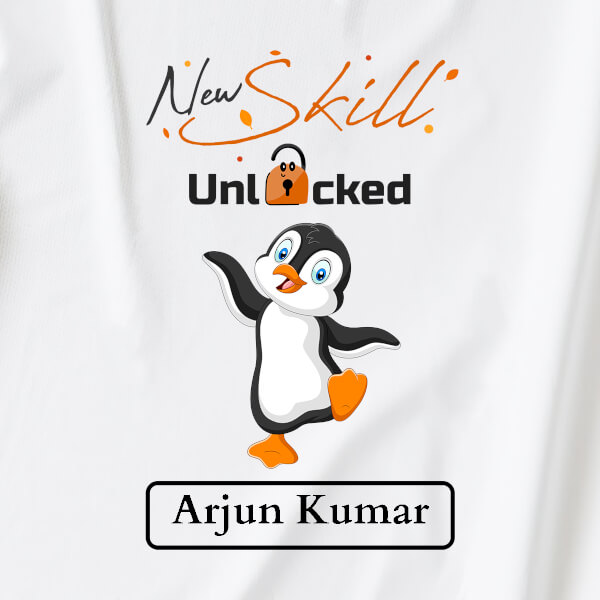 Custom New Skill Unlocked Milestone Collection Tshirt Design