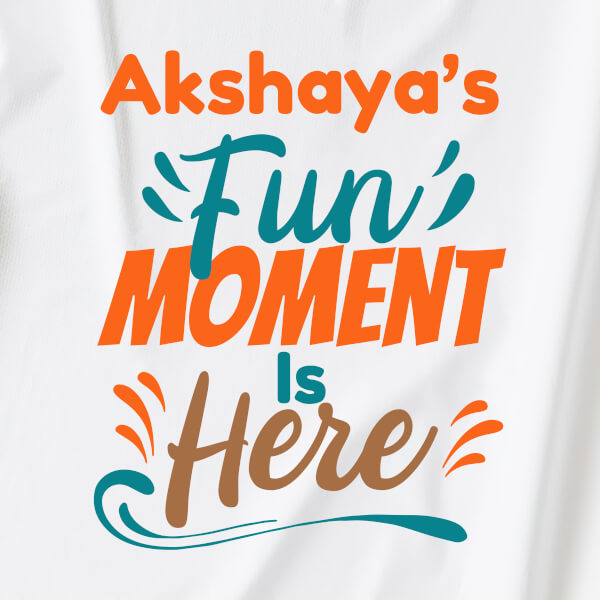 Custom Fun Moment of Baby is Here Milestone Collection Tshirt Design