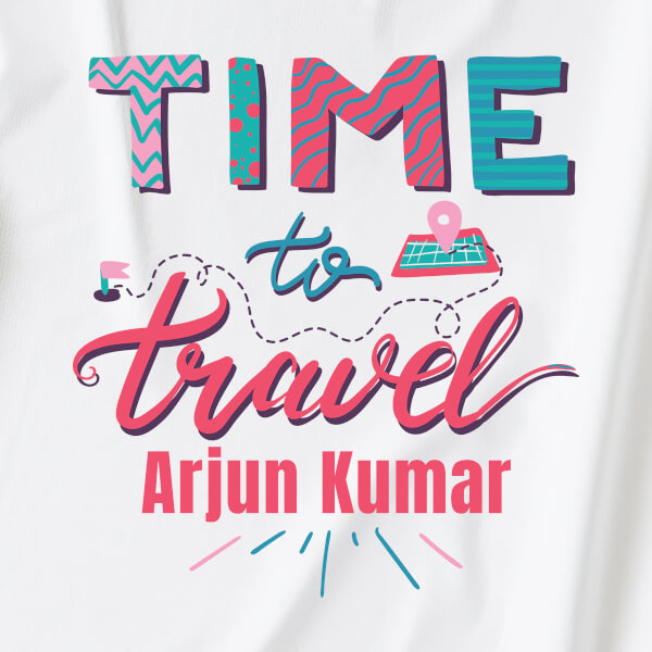 Custom Time to Travel Milestone Collection Tshirt Design