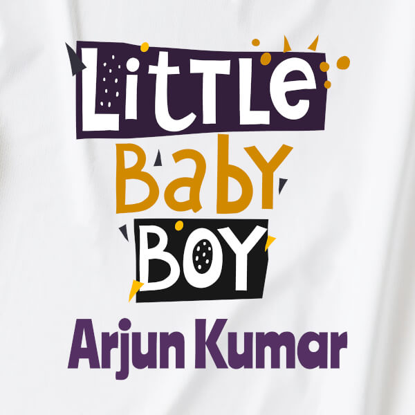 Custom Little Baby Boy New Born Tshirt Design