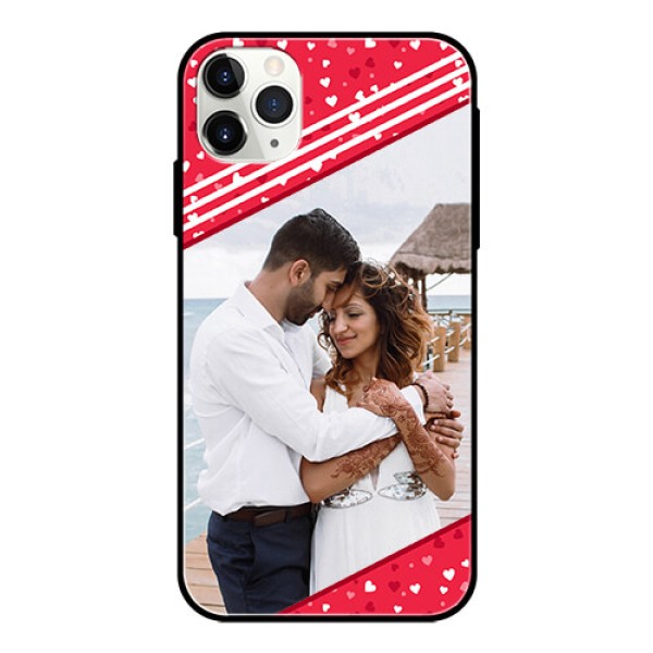 Apple iPhone 11 Pro Max Custom Glass Mobile Case - Valentines Gift Design Apple iPhone 11 Pro Max Custom Glass Mobile Case - Valentines Gift Design