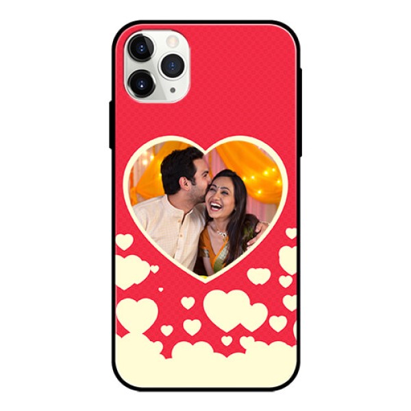 Apple iPhone 11 Pro Max Custom Glass Mobile Case  - Love Symbols Phone Cover Design