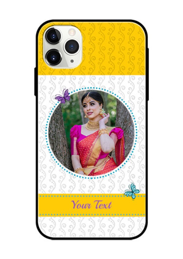 Apple iPhone 11 Pro Max Custom Glass Mobile Case  - Girls Premium Case Design