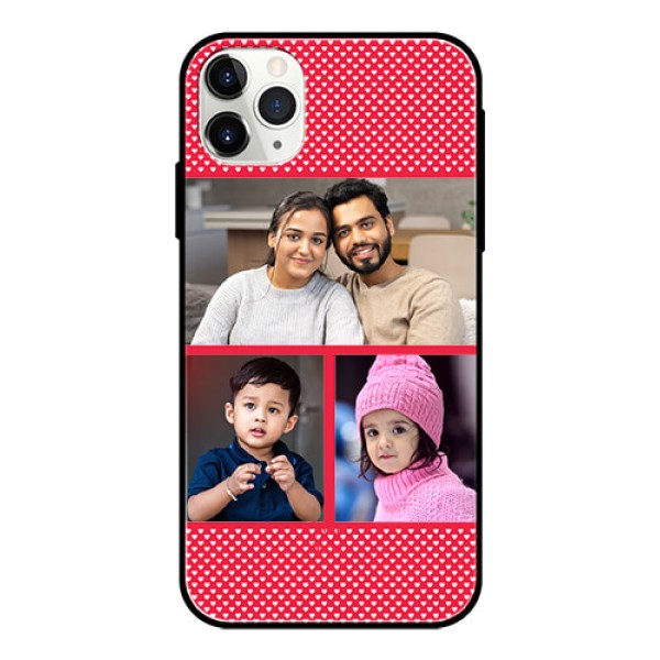 Apple iPhone 11 Pro Max Personalized Glass Phone Case - Bulk Pic Upload Design Apple iPhone 11 Pro Max Personalized Glass Phone Case - Bulk Pic Upload Design