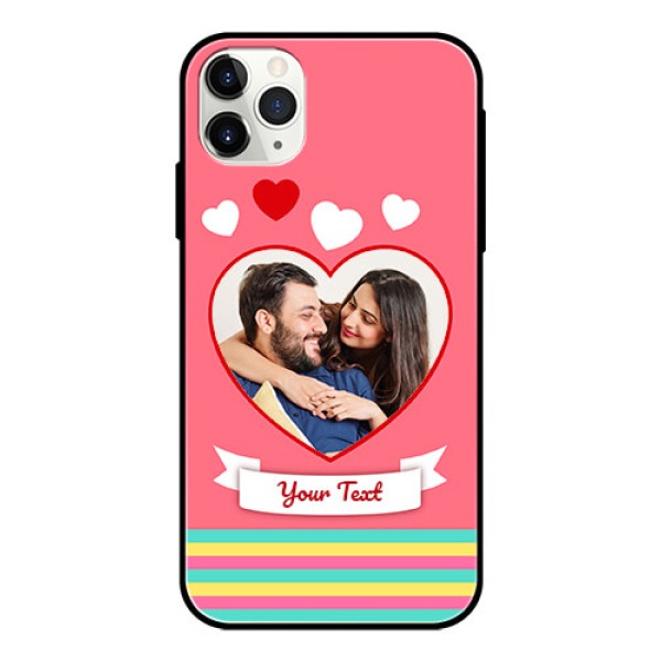 Apple iPhone 11 Pro Max Photo Printing on Glass Case - Love Doodle Design Apple iPhone 11 Pro Max Photo Printing on Glass Case - Love Doodle Design