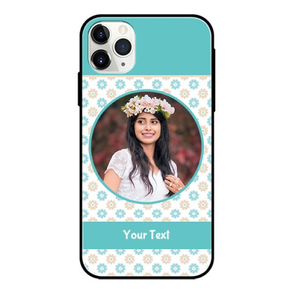 Apple iPhone 11 Pro Max Custom Glass Mobile Case  - Beautiful Flowers Design