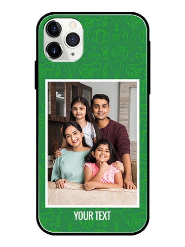 Custom Apple iPhone 11 Pro Max Personalized Glass Phone Case  - Picture Upload Design