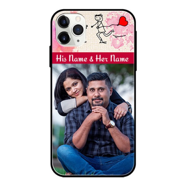 Apple iPhone 11 Pro Max Photo Printing on Glass Case  - You and Me Case Design