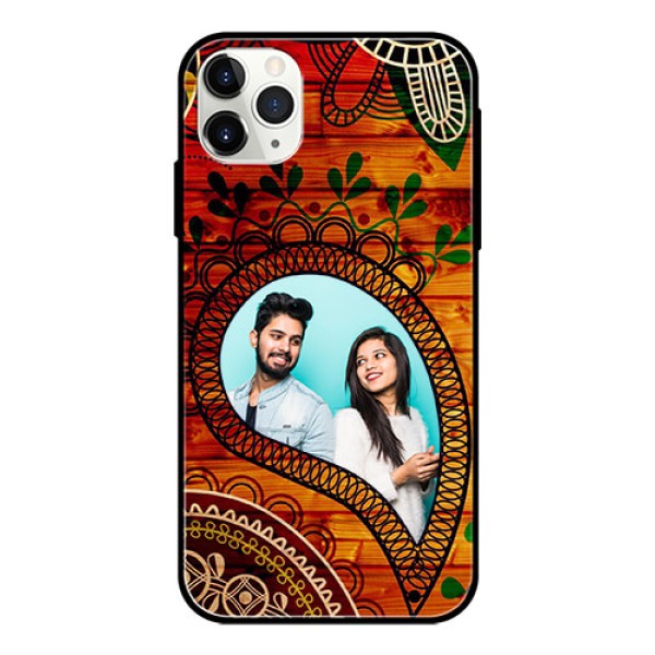 Apple iPhone 11 Pro Max Personalized Glass Phone Case - Abstract Colorful Design Apple iPhone 11 Pro Max Personalized Glass Phone Case - Abstract Colorful Design