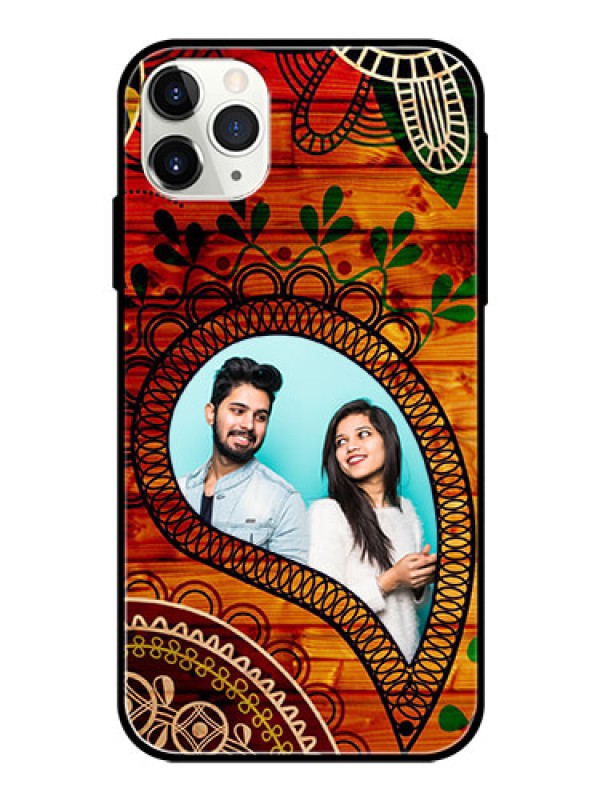 Custom Apple iPhone 11 Pro Max Personalized Glass Phone Case  - Abstract Colorful Design