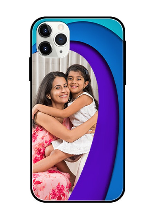 Apple iPhone 11 Pro Max Photo Printing on Glass Case  - Simple Pattern Design