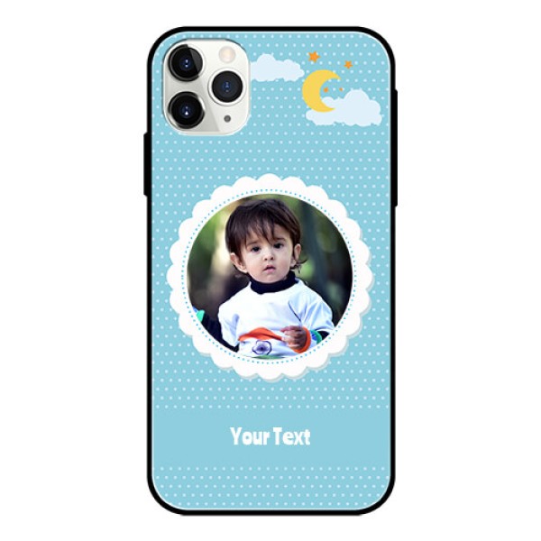Apple iPhone 11 Pro Max Personalised Glass Phone Case - Violet Pattern Design Apple iPhone 11 Pro Max Personalised Glass Phone Case - Violet Pattern Design