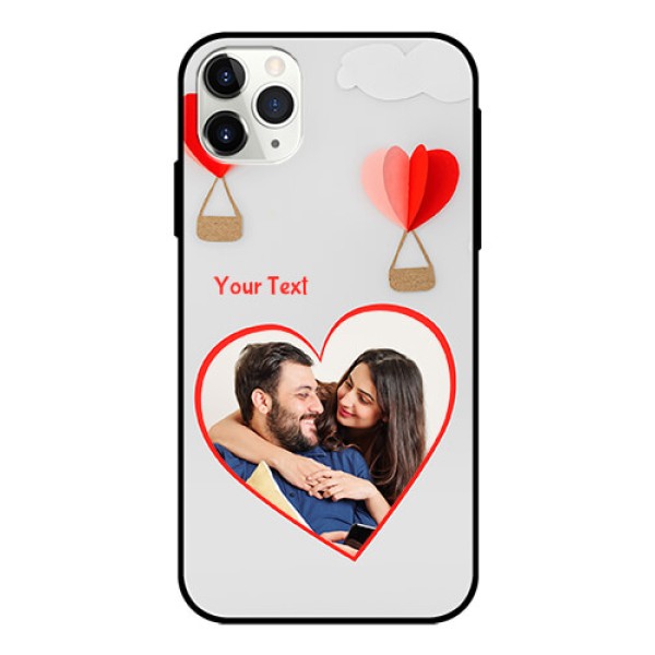 Apple iPhone 11 Pro Max Custom Glass Mobile Case  - Parachute Love Design