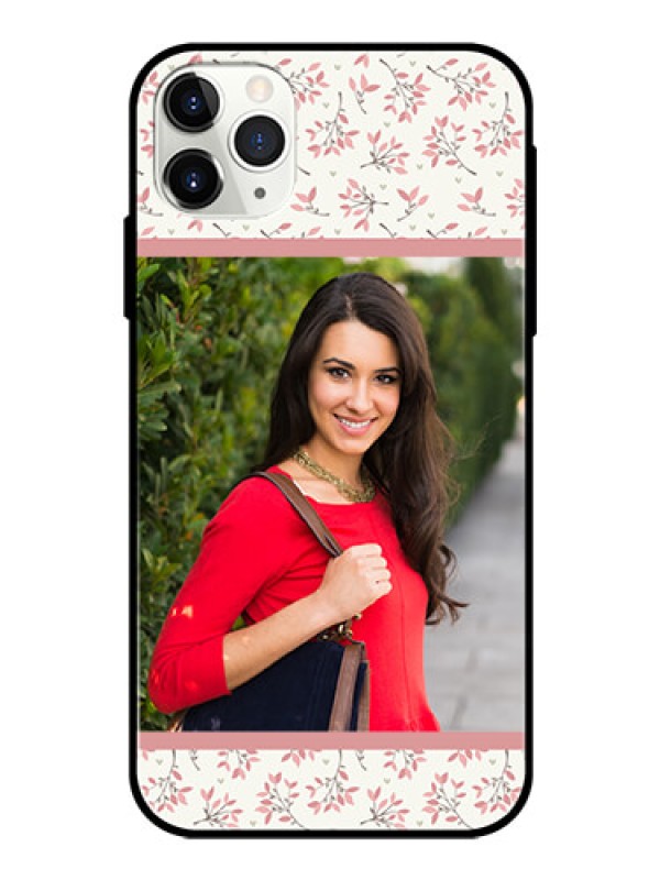 Custom Apple iPhone 11 Pro Max Custom Glass Phone Case  - Premium Floral Design