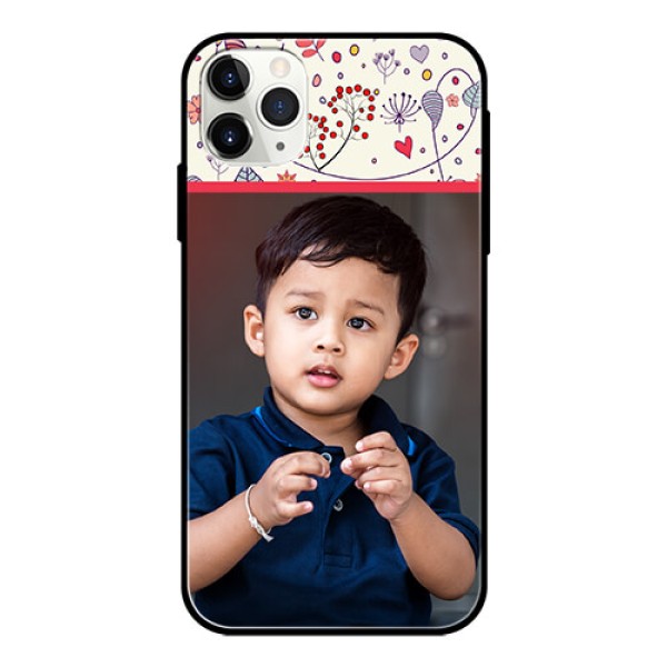Apple iPhone 11 Pro Max Custom Glass Mobile Case  - Premium Floral Design