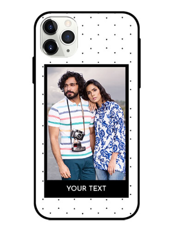 Custom Apple iPhone 11 Pro Max Photo Printing on Glass Case  - Premium Design