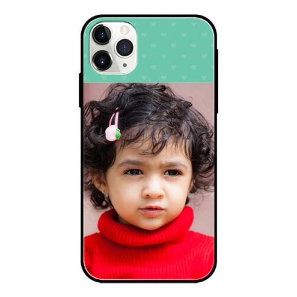 Apple iPhone 11 Pro Max Custom Glass Phone Case  - Lovers Picture Design