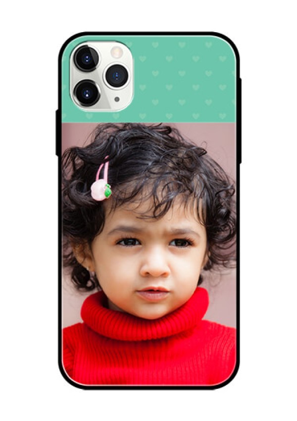 Apple iPhone 11 Pro Max Custom Glass Phone Case  - Lovers Picture Design