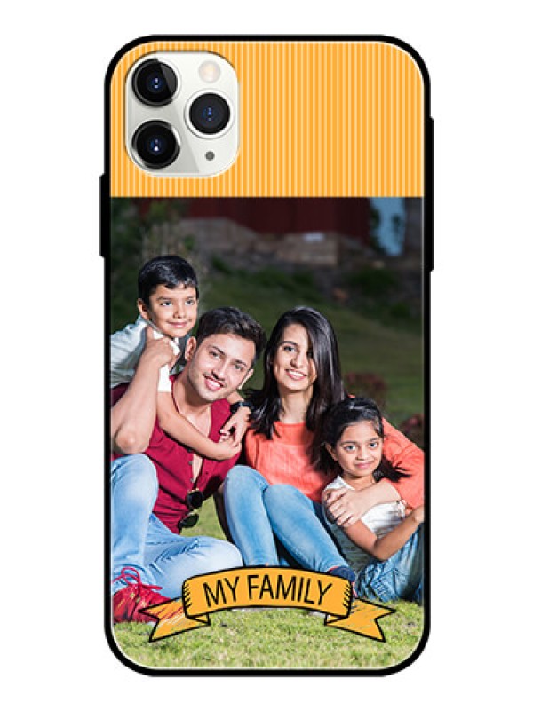 Custom Apple iPhone 11 Pro Max Custom Glass Phone Case  - My Family Design