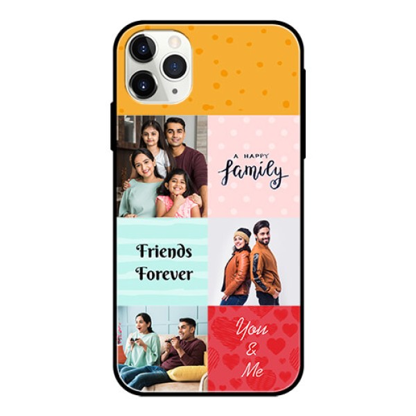 Apple iPhone 11 Pro Max Personalized Glass Phone Case - Images with Quotes Design Apple iPhone 11 Pro Max Personalized Glass Phone Case - Images with Quotes Design