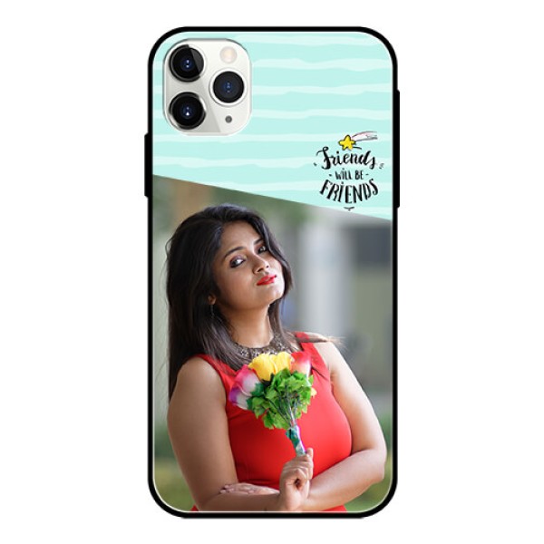 Apple iPhone 11 Pro Max Custom Glass Phone Case - Friends Picture Icon Design Apple iPhone 11 Pro Max Custom Glass Phone Case - Friends Picture Icon Design