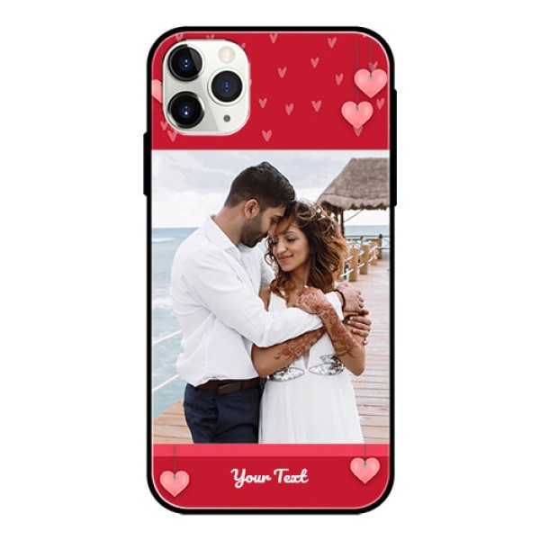 Apple iPhone 11 Pro Max Custom Glass Phone Case  - Valentines Day Design