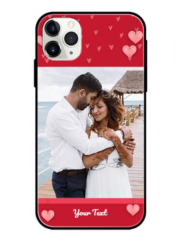Custom Apple iPhone 11 Pro Max Custom Glass Phone Case  - Valentines Day Design