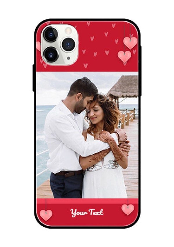 Apple iPhone 11 Pro Max Custom Glass Phone Case  - Valentines Day Design
