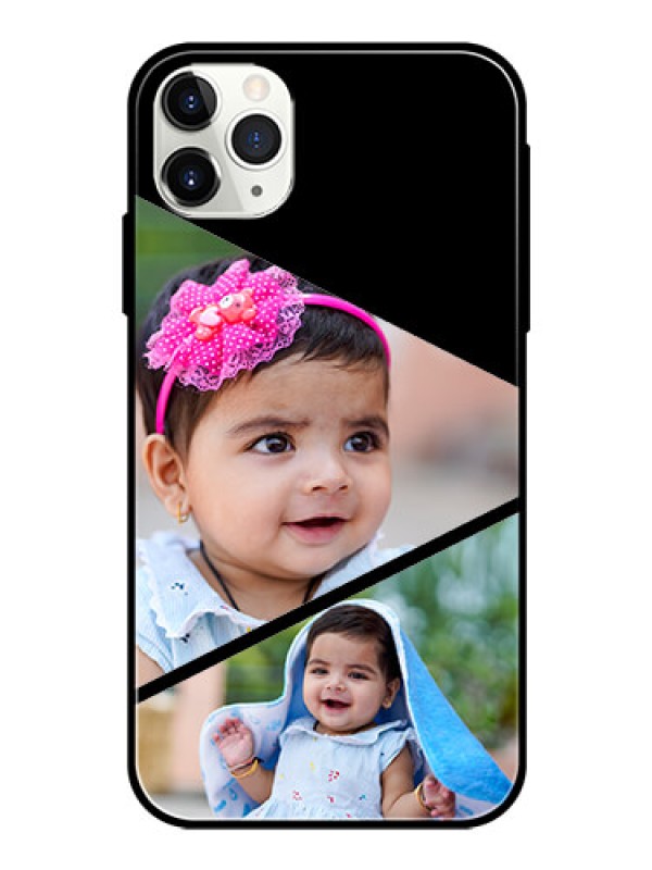 Custom Apple iPhone 11 Pro Max Custom Glass Phone Case  - Semi Cut Design