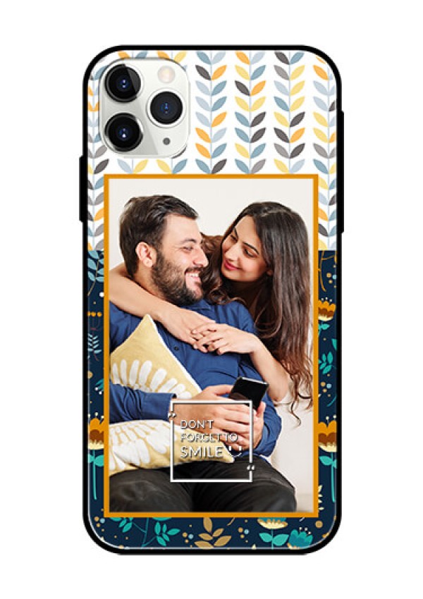 Apple iPhone 11 Pro Max Custom Glass Mobile Case  - Pattern Design
