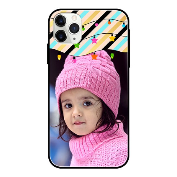 Apple iPhone 11 Pro Max Custom Glass Mobile Case - Lights Hanging Design Apple iPhone 11 Pro Max Custom Glass Mobile Case - Lights Hanging Design