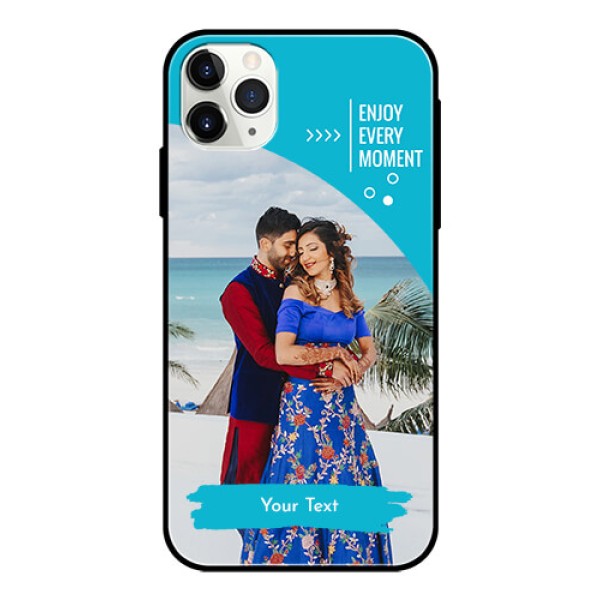 Apple iPhone 11 Pro Max Custom Glass Mobile Case  - Happy Moment Design