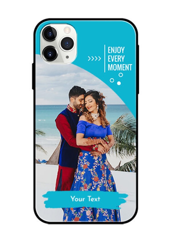 Apple iPhone 11 Pro Max Custom Glass Mobile Case  - Happy Moment Design