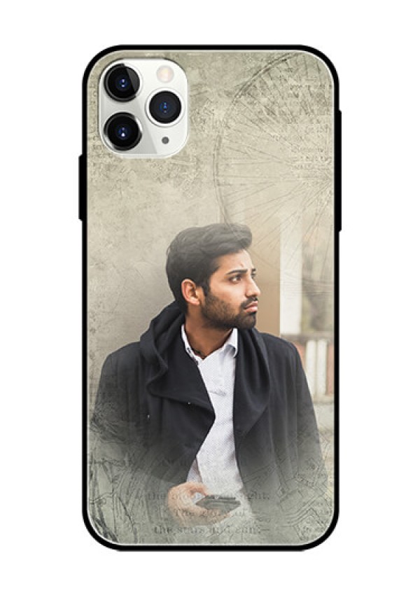 Apple iPhone 11 Pro Max Custom Glass Phone Case  - with vintage design
