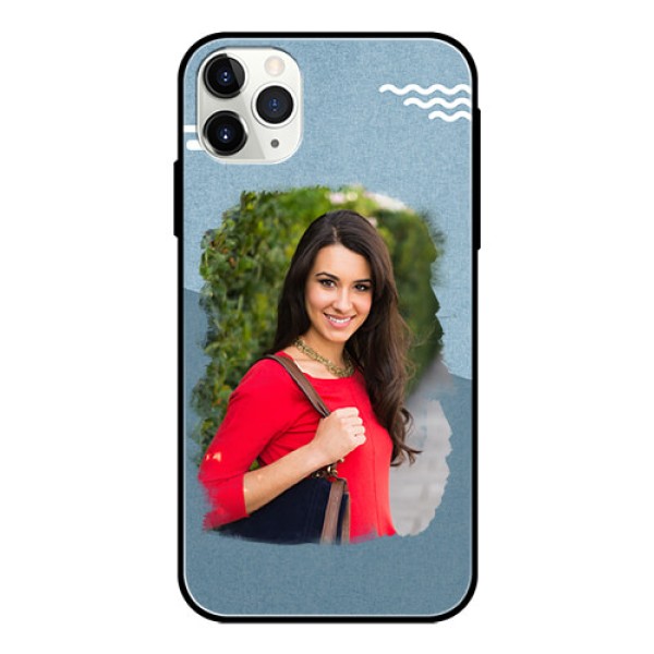 Apple iPhone 11 Pro Max Custom Glass Mobile Case - Grunge Line Art Design Apple iPhone 11 Pro Max Custom Glass Mobile Case - Grunge Line Art Design