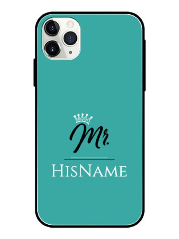Custom Iphone 11 Pro Max Custom Glass Phone Case Mr with Name
