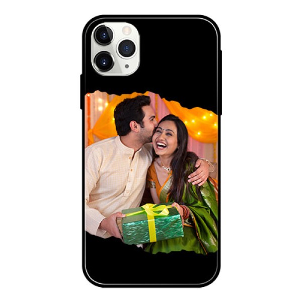 iPhone 11 Pro Max Custom Glass Phone Case - Tear-off Design