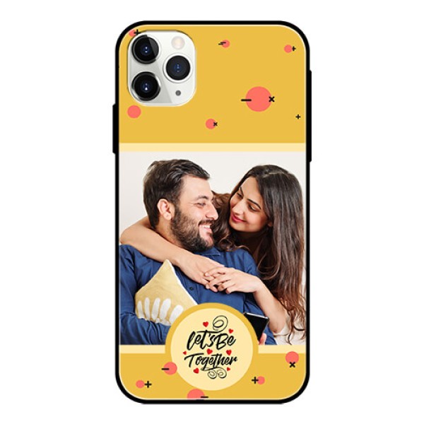 iPhone 11 Pro Max Photo Printing on Glass Case - Lets be Together Design iPhone 11 Pro Max Photo Printing on Glass Case - Lets be Together Design