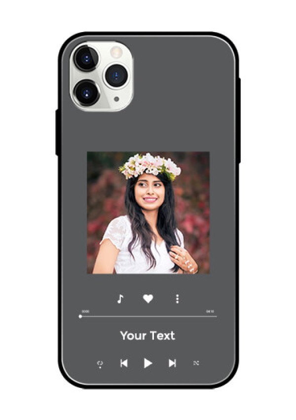 iPhone 11 Pro Max Custom Glass Mobile Case - Play The Music Design