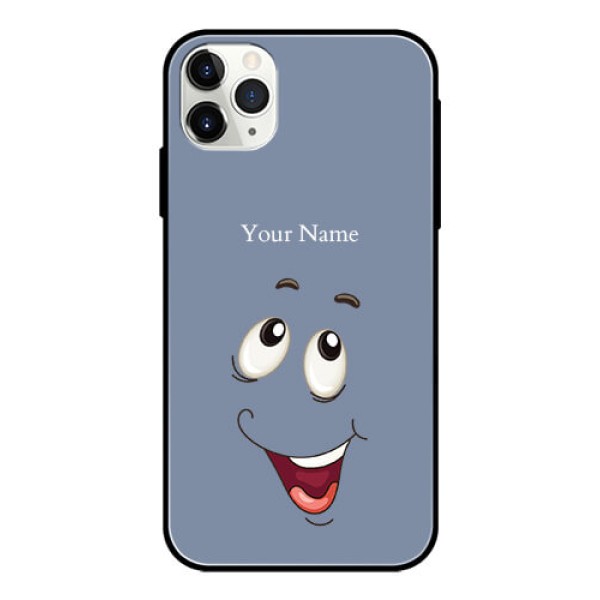 iPhone 11 Pro Max Photo Printing on Glass Case - Laughing Cartoon Face Design iPhone 11 Pro Max Photo Printing on Glass Case - Laughing Cartoon Face Design
